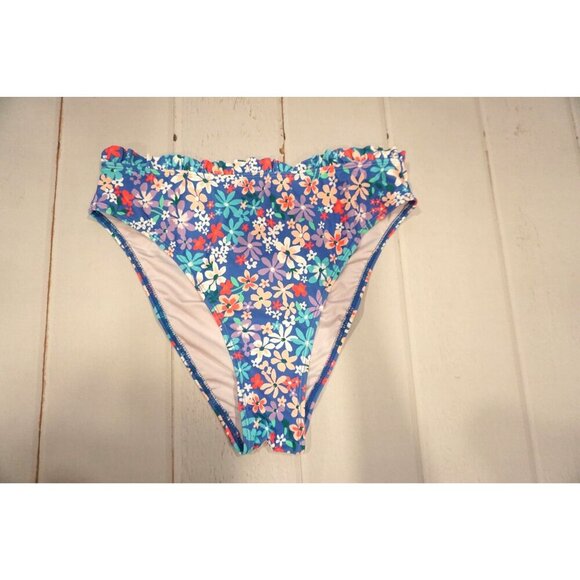 Cupshe Floral High Waist Cheeky Swim Bottoms - Size M, NWOT - Picture 3 of 6